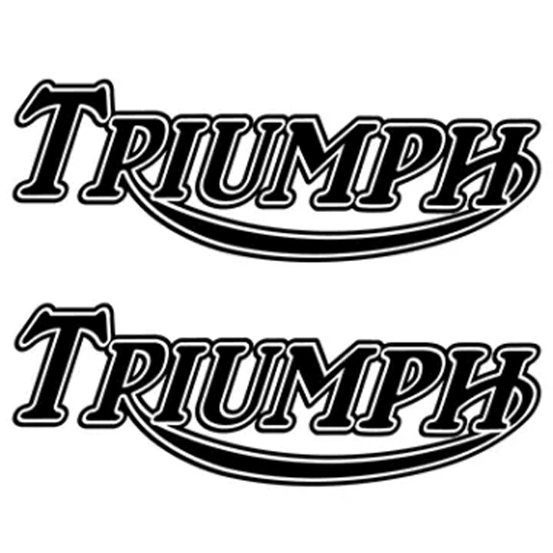 Stickers de réservoir "TRIUMPH" italic vintage Creativ Garage
